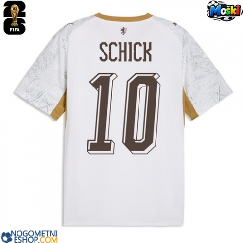 Moški Nogometni dresi Češka Patrik Schick #10 Gostujoči SP 2026 Kratek Rokav